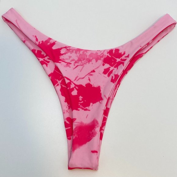 NWOT Sunny Bunny Swim Joey Pink Tie Dye Bikini Bottom - Picture 2 of 7